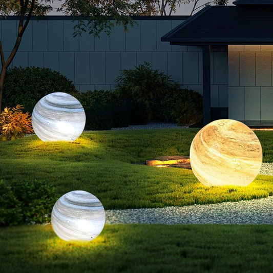 Solar Lawn Light - Led Garden Globe Outdoor Light  Weatherproof For Garden  Patio