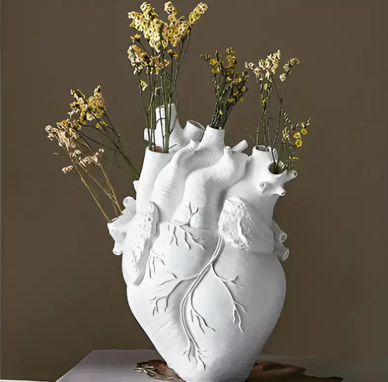 Greek-Inspired Heart Vase