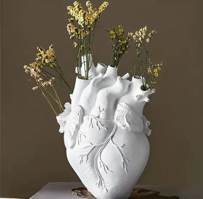 Greek-Inspired Heart Vase
