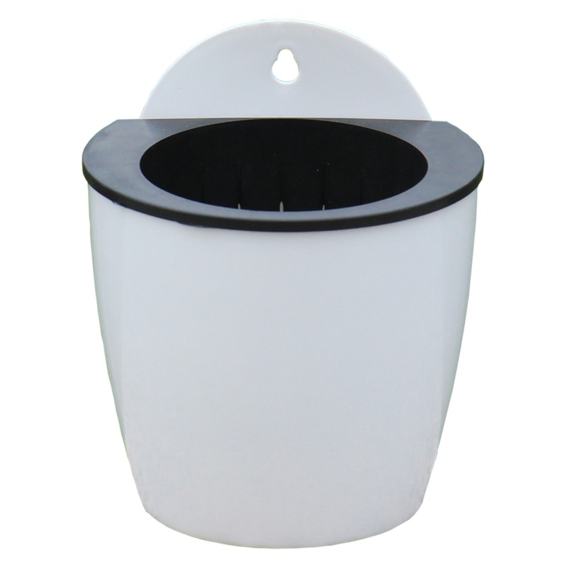 Self - Watering Hanging Plant Pot - Modern Flower Pot for Wall Mounting
