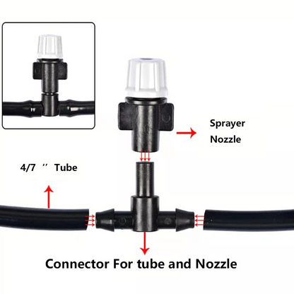 Cooling Muck System for Outdoor Areas - Efficient Spray System for Temperature Regulation