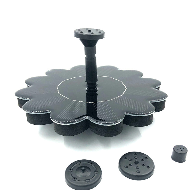 Solar - Powered Fountain for the Garden - Flower Design Water Fountain for Ponds and Pools