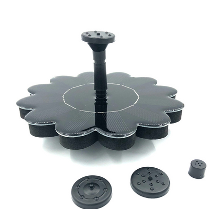 Solar - Powered Fountain for the Garden - Flower Design Water Fountain for Ponds and Pools
