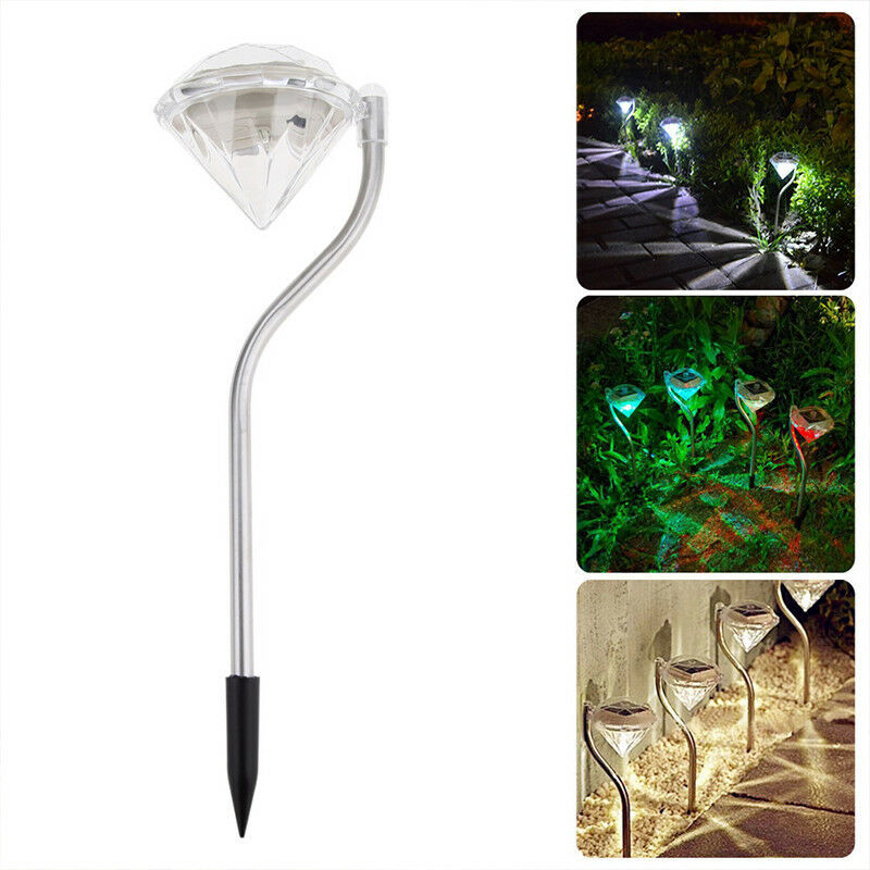 Diamond - Shaped Solar Garden Light - Led Lamps For Outdoor Use For Decoration And Lighting