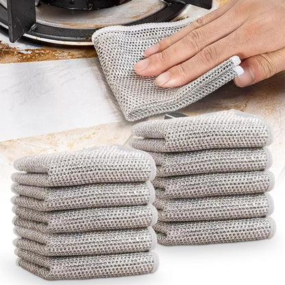 Dishwashing Cloths Made of Silver Wire
