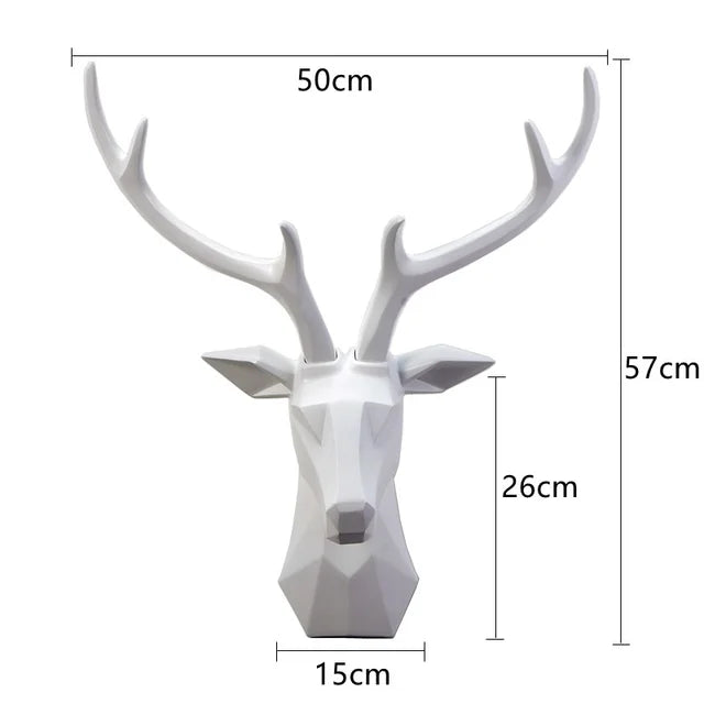 3d Deer Head Decoration For An Elevated Atmosphere