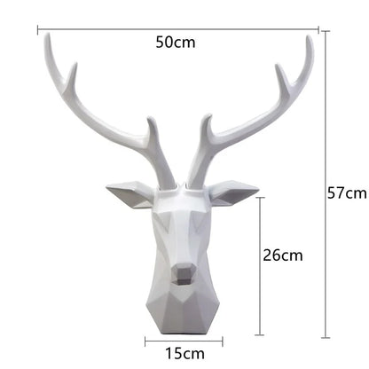 3d Deer Head Decoration For An Elevated Atmosphere