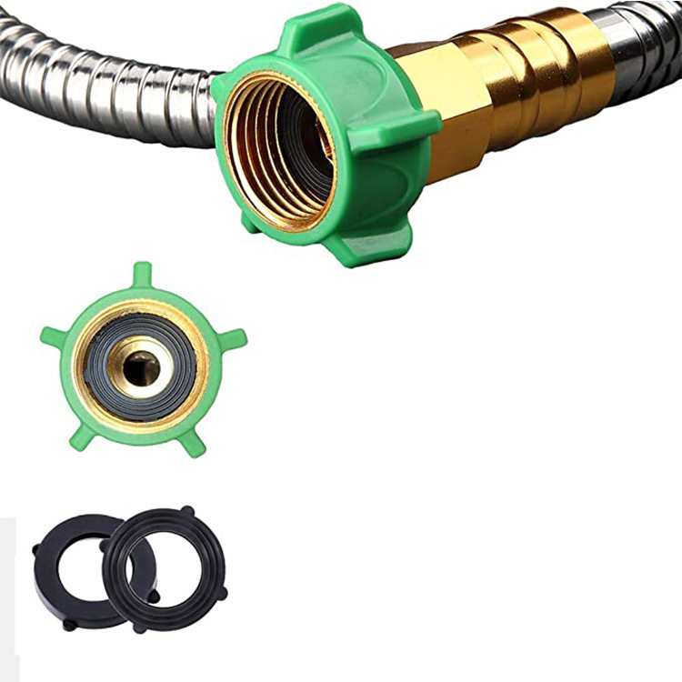 Flexible Stainless Steel Garden Hose with Brass Connection - Durable and Robust for Garden Irrigation