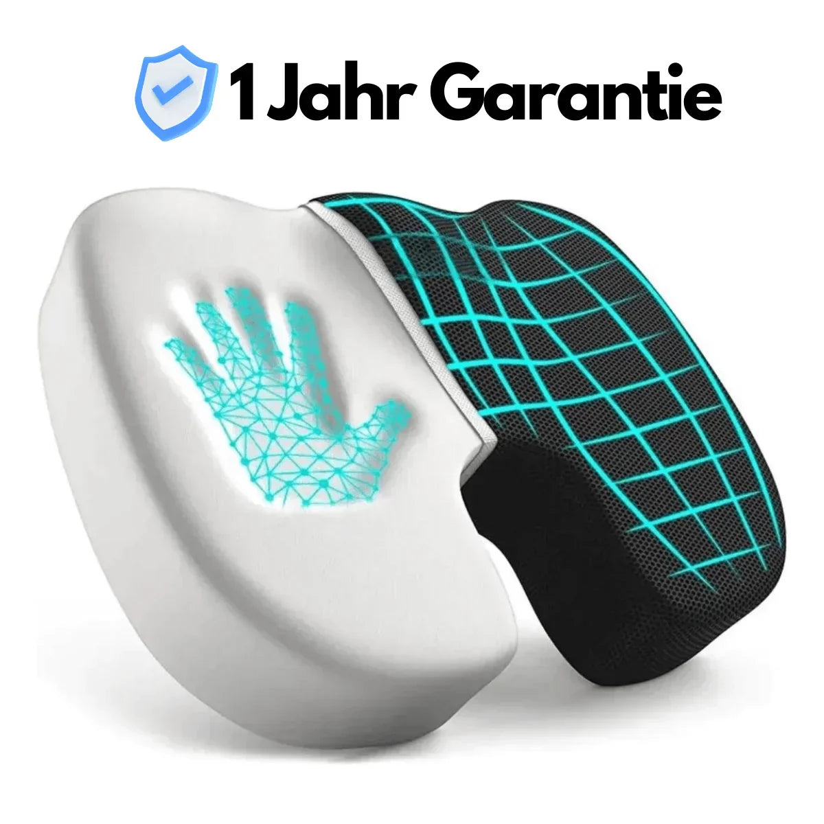 Ergonomic 4D Comfort Seat Cushion With Orthopaedic Support