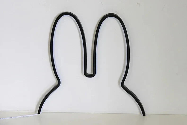 Usb Rechargeable Rabbit Night Light With Colour Change Function