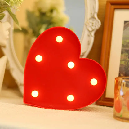 Led Letters  Numbers And Symbols - Illuminated Decorations With Warm White Light For Parties And Living Spaces