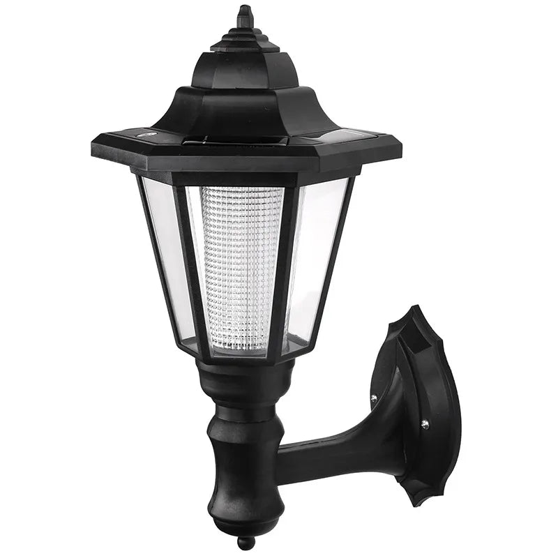 Solar Garden Lantern With LED - Outdoor Lighting For Patio & Garden In Classic Lamp Design