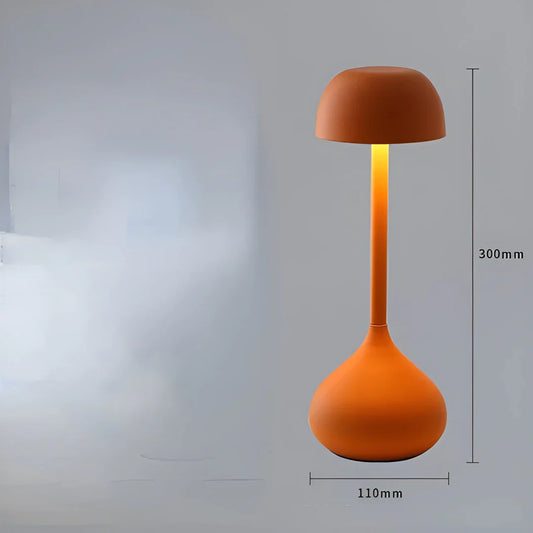 Wireless Dimmable Mushroom Table Lamp