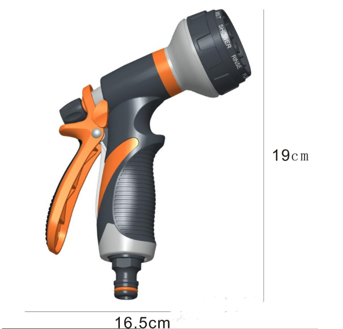 Multi - Function Garden Shower with 9 Spray Modes - Ergonomic Spray Nozzle for Garden Irrigation