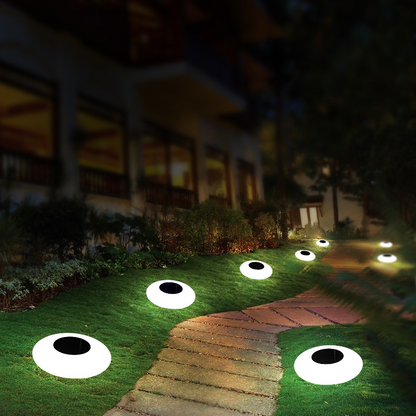 Solar Garden Lights Eye Design - LED Outdoor Lighting For Garden & Patio , Weatherproof