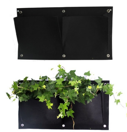 Plant Wall Pockets for Garden - Vertical Planter for Indoors and Outdoors