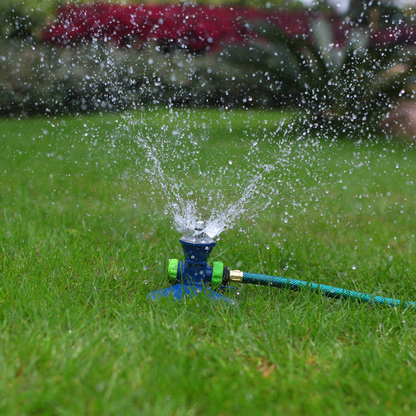 360 - Degree Automatic Rotating Metal Lawn Sprinkler - Effective Garden Irrigation Spray Head