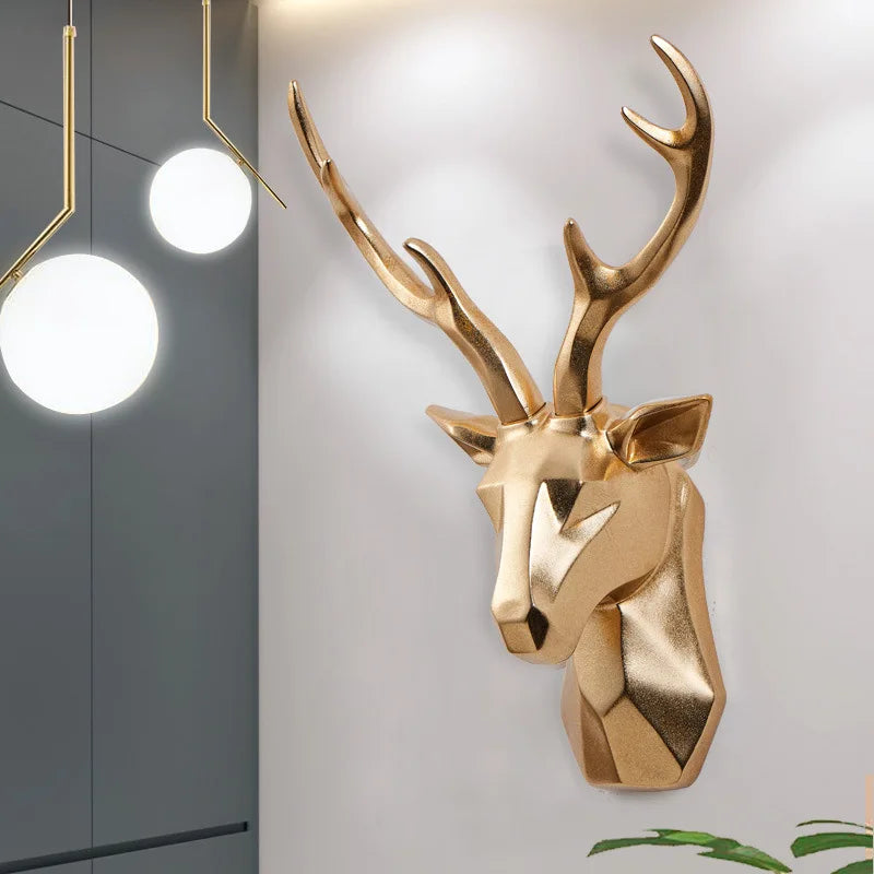 3d Deer Head Decoration For An Elevated Atmosphere