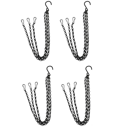Stable Plant Hangers with Chains - Robust Suspension for Flower Pots and Garden Plants