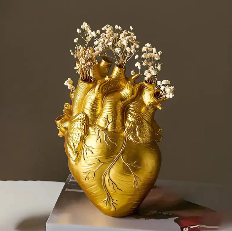Greek-Inspired Heart Vase