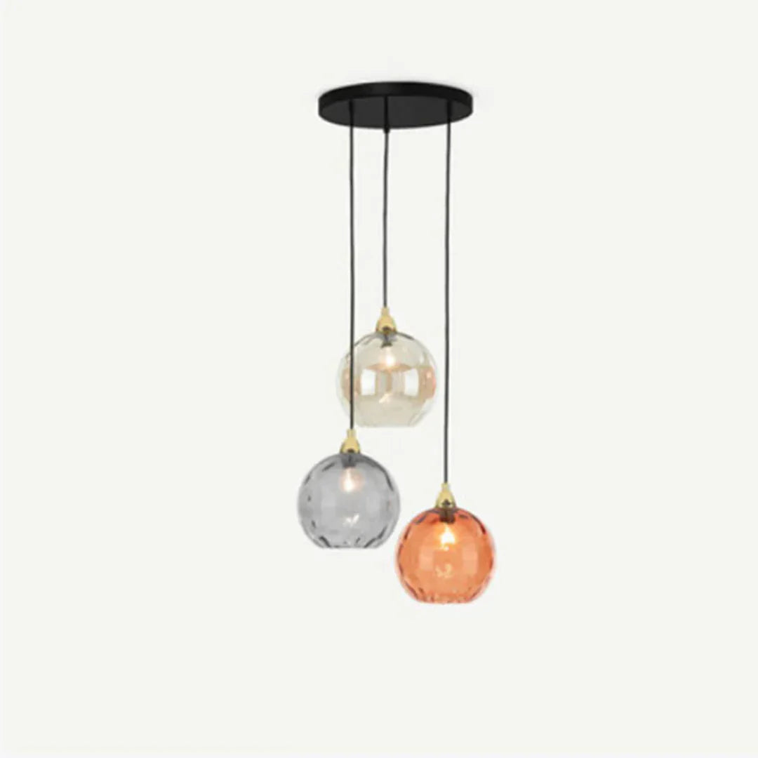 Elegant Triple Cluster Pendant Light