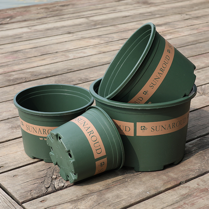 Robust Plastic Plant Pot - Weatherproof Flower Pot for Garden and Balcony