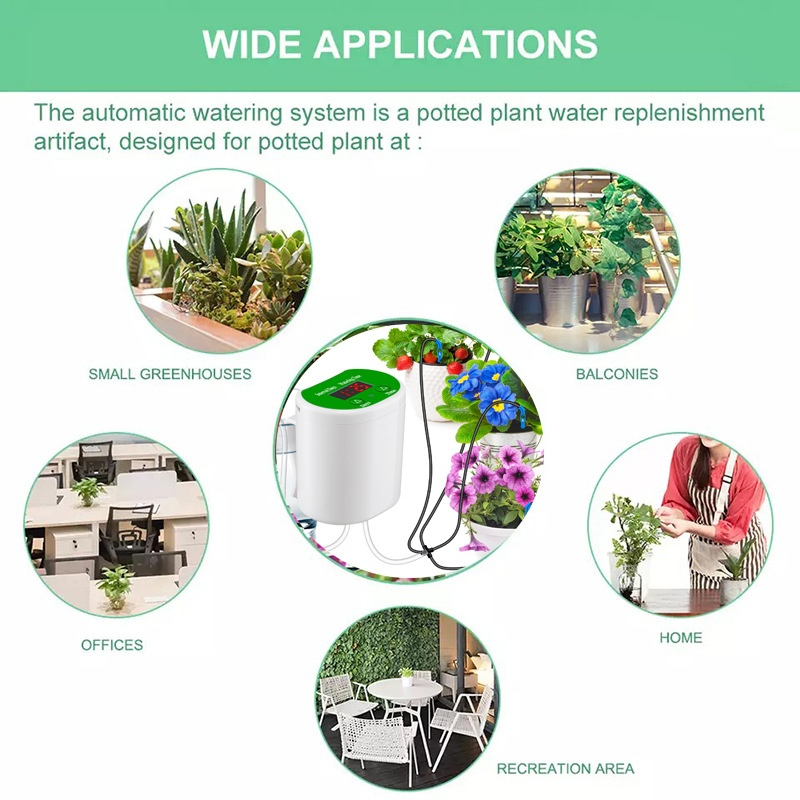 Automatic Plant Watering System with Usb - Efficient Drip Irrigation