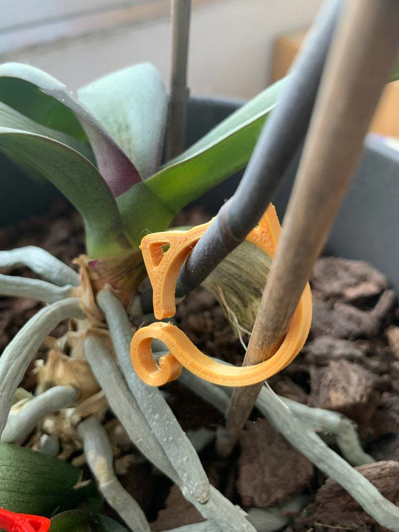 Cat - Shaped Plant Clip - Cute Plant Support for Garden and Houseplants