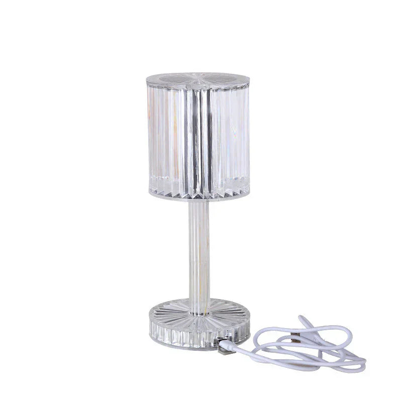 Dimmable Crystal Table Lamp With Modern Design