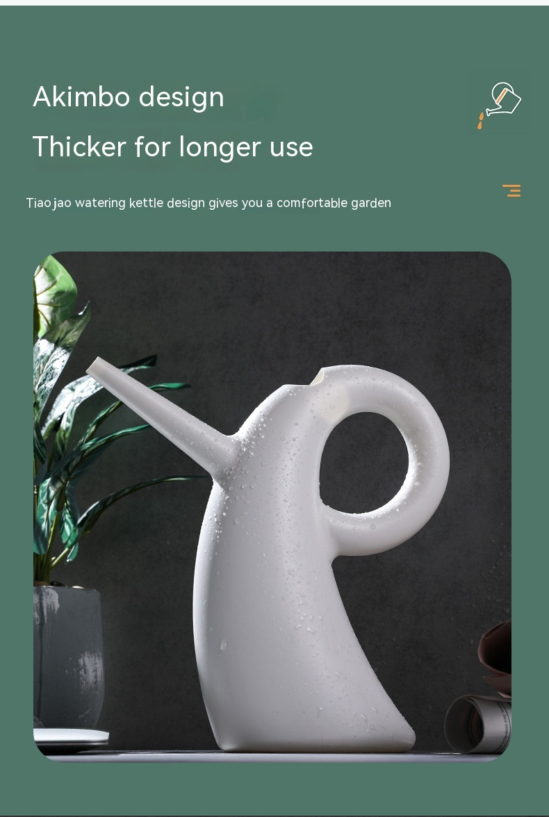 Pouring Basin with Extended Spout - Elegant Design for Precise Watering