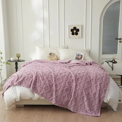 Double-Sided Cozy Wool Blanket