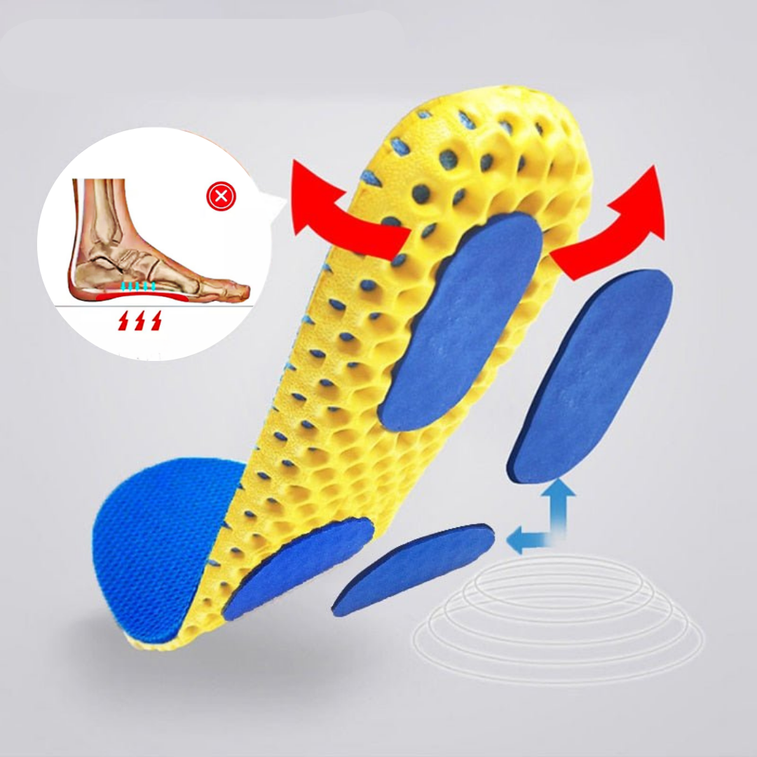 Shock - Absorbing Gel Comfort Soles