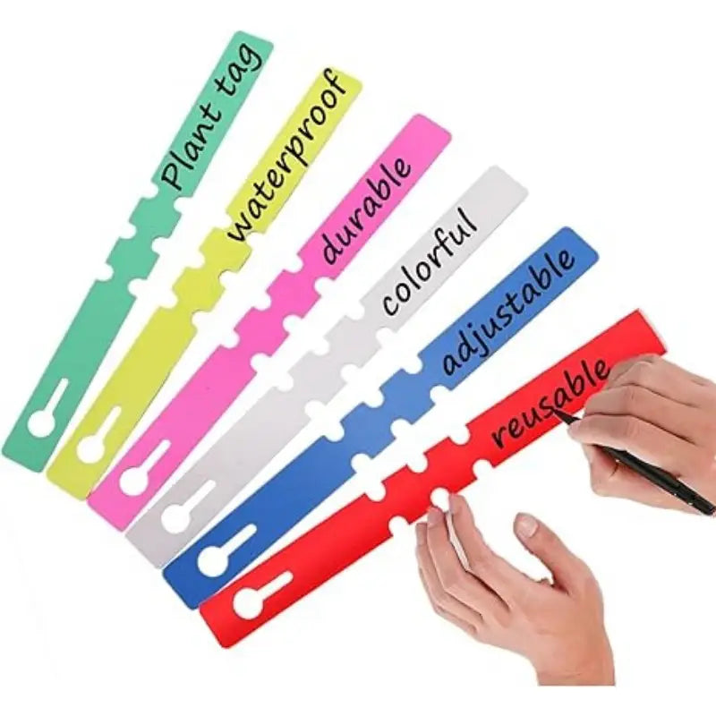 Reusable Plastic Plant Labels for Garden and Tree Marking