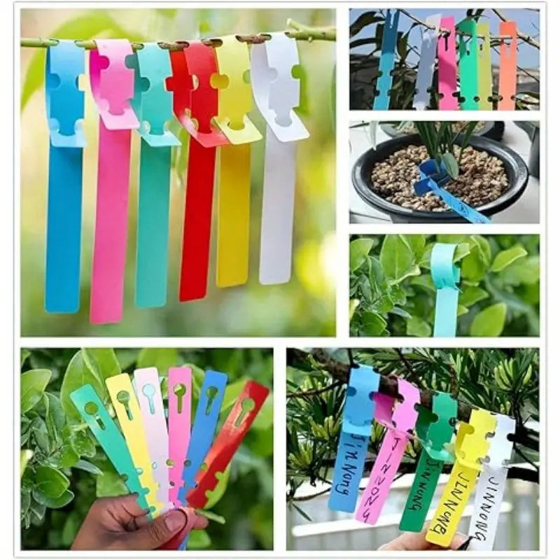 Reusable Plastic Plant Labels for Garden and Tree Marking
