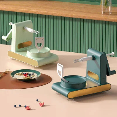 Simple Vegetable And Fruit Peeler With Hand Crank - For Effortless Peeling