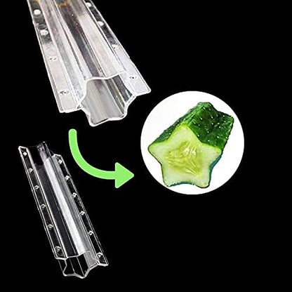 Star - Shaped Vegetable Mould for Cucumbers - Creative Moulding Rail for Fruit and Vegetables