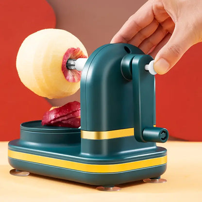 Simple Vegetable And Fruit Peeler With Hand Crank - For Effortless Peeling