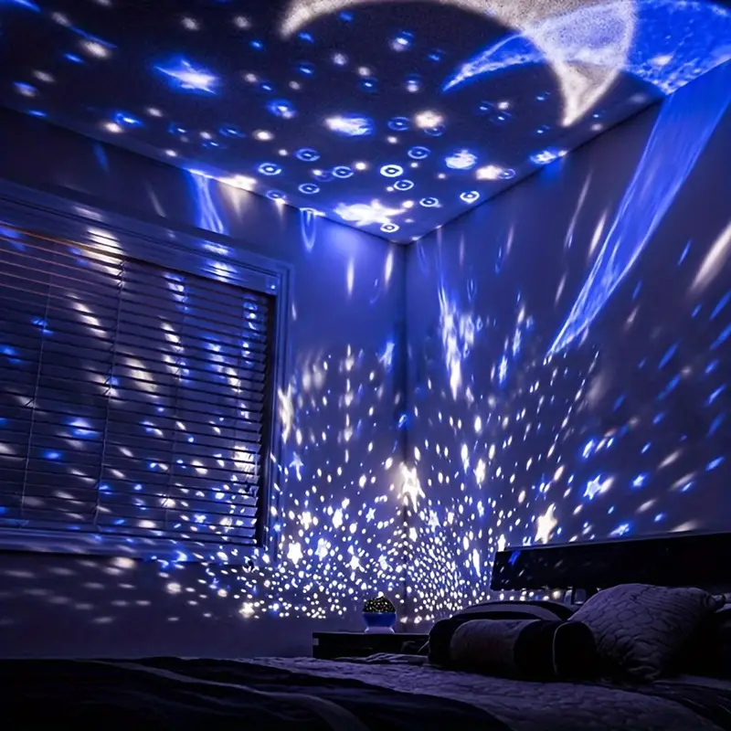 Soothing Night Light Ball With Star Projection