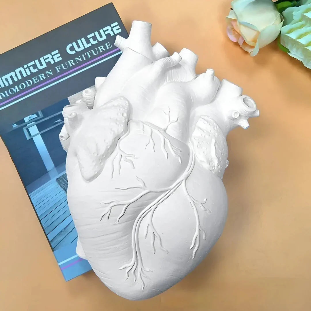 Greek-Inspired Heart Vase