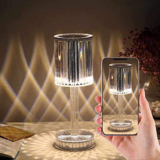 Dimmable Crystal Table Lamp With Modern Design