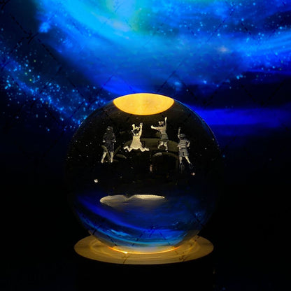Luminous Moon Crystal Ball
