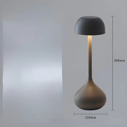 Wireless Dimmable Mushroom Table Lamp