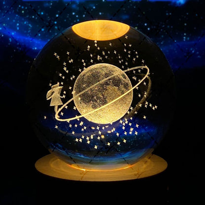Luminous Moon Crystal Ball