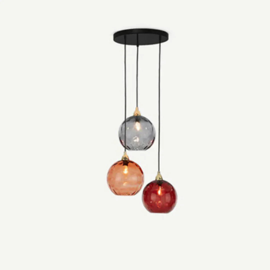 Elegant Triple Cluster Pendant Light