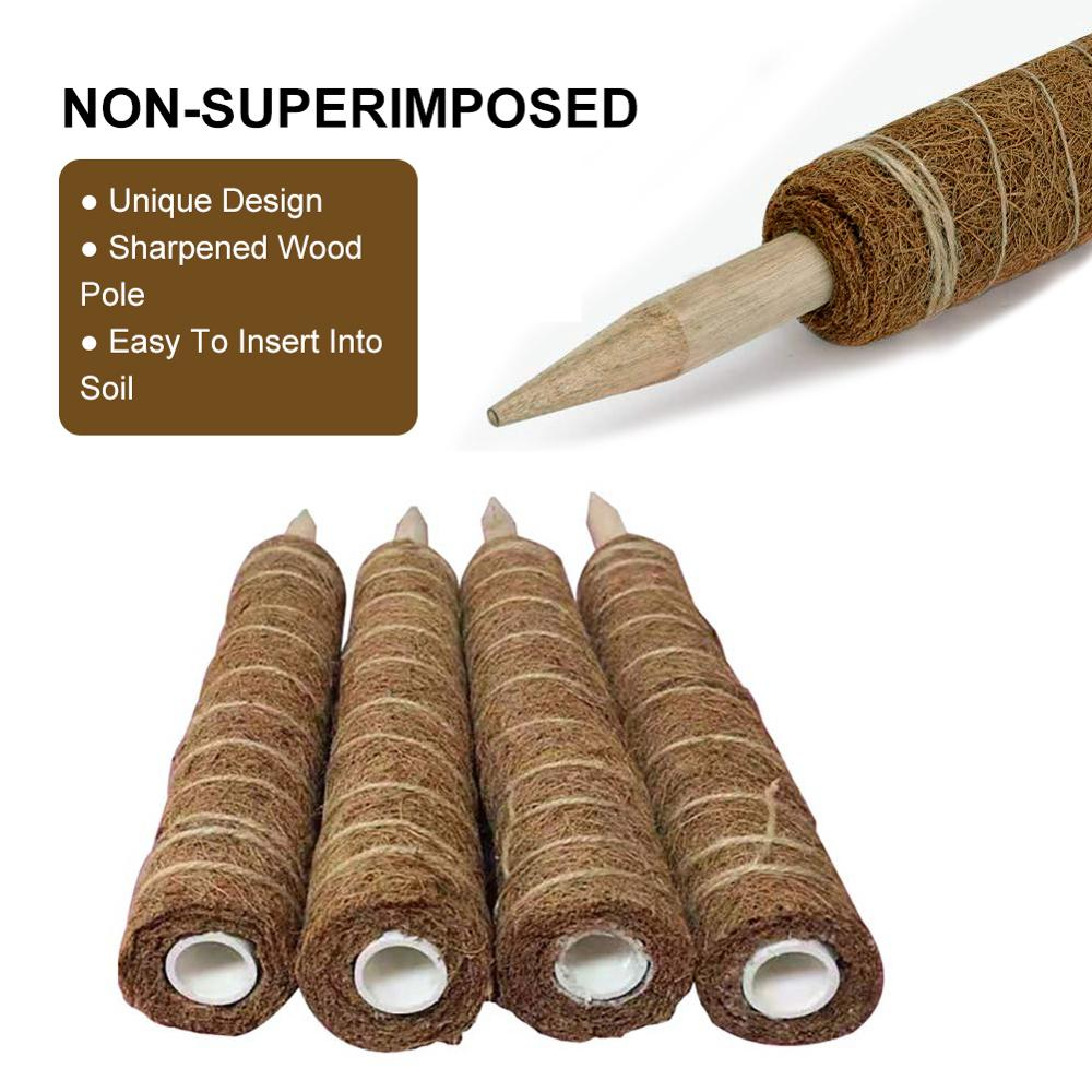 Coconut Moss Stick for Climbing Plants - Natural Climbing Aid for Houseplants and Garden