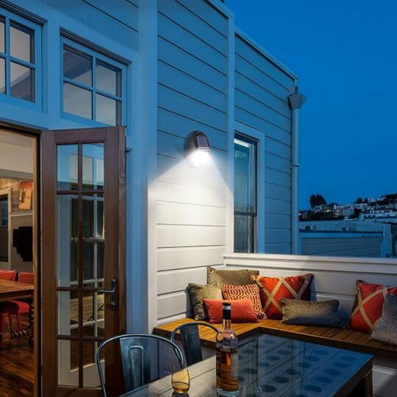 Solar Led Wall Lamp For Outdoors - Weatherproof Energy - Saving And With Motion Detector