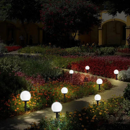 3-Piece Set Of Waterproof LED Solar Lights For The Garden