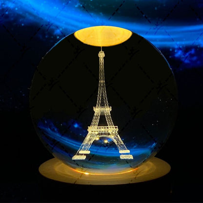 Luminous Moon Crystal Ball