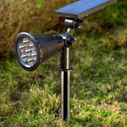 Solar Garden Spotlights - LED Outdoor Lighting For Garden And Patio