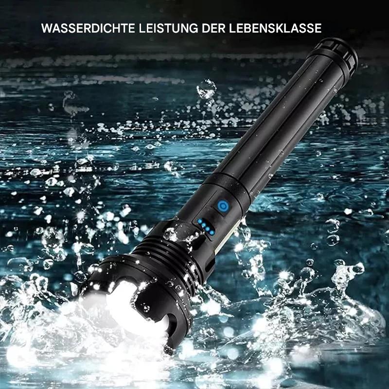 Tactical Torch - Led Torch with Zoom & Powerbank Function